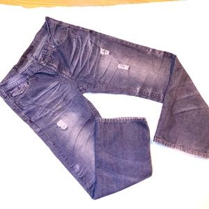 Xtreme Couture men’s Jeans.   36/32. Distressed. Blue denim